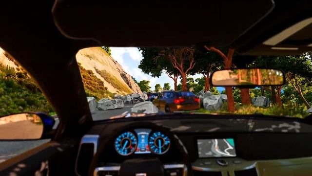 Rockslide Car Crashes #01 - BeamNG Drive смотреть онлайн