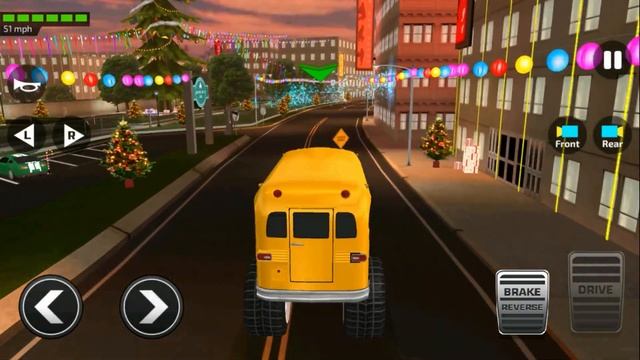 Super Monster High School Bus - Driving Monster High School Bus in Big City | Android Gameplay смотреть онлайн