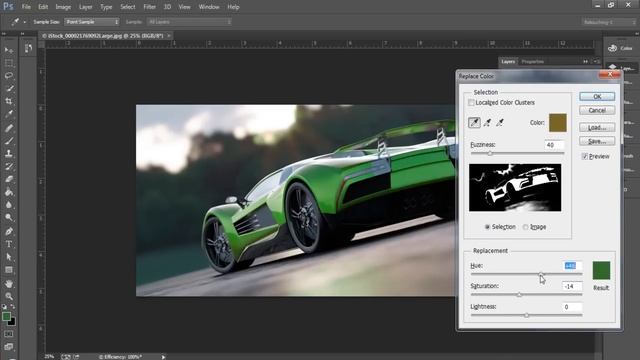 Photoshop Color Replacement Tool | Photoshop CC Tutorial смотреть онлайн