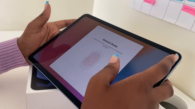 IPAD AIR 4 UNBOXING *sky blue* | set up + apple pencil + accessories? смотреть онлайн