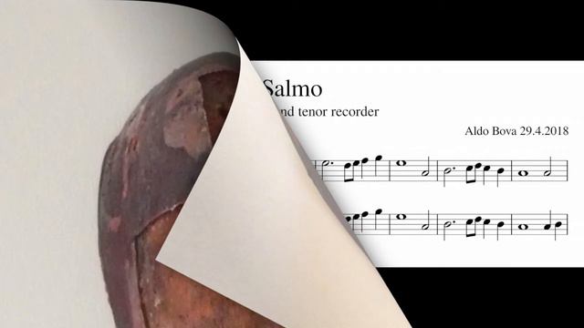 A. Bova, Salmo, for descant and tenor recorder смотреть онлайн