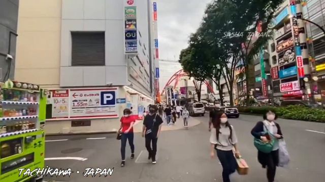 Tachikawa HDR walking / Japanese Life view #Tokto2021 #Japan4K #walking #virtualwalk #virtualjapan смотреть онлайн