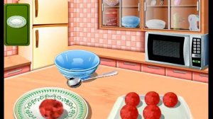 Мультик. Прохождение игры. Кухня Сары. Кексы Шарики. Подборка. Готовка. Игры мультики.