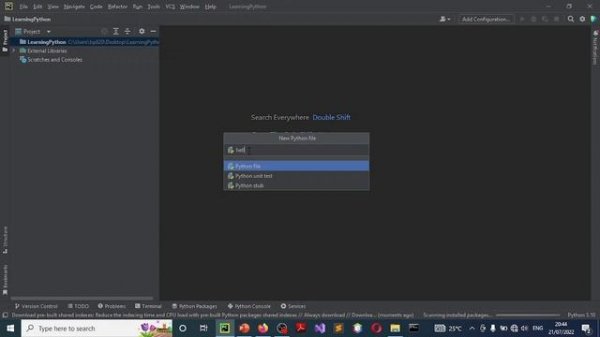 python #2 Changing PyCharm Community IDE Edition base interpreter