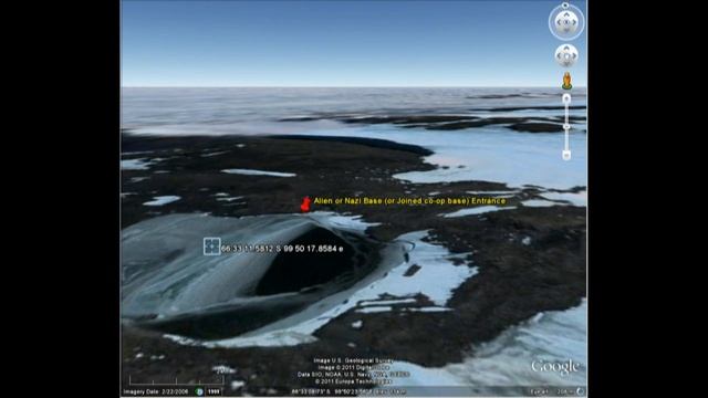 Nazi or Alien Base in Antarctica found in Google Earth- NEUSCHWABENLAND - Station 211 смотреть онлайн