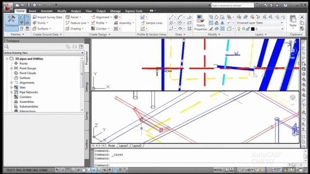 Infrastructure Design Suite 2012 Workflow - Chapter 3 - U.S. CAD смотреть онлайн