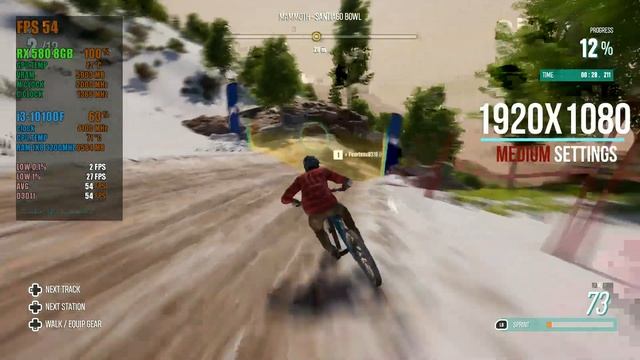 RX 580 8GB and i3-10100F - Riders Republic - 1080p - See What Happens Next! смотреть онлайн