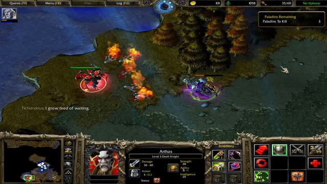 Warcraft 3 Reign of Chaos Undead Campaign Mission 2: Digging up the Dead Hard +Secret смотреть онлайн