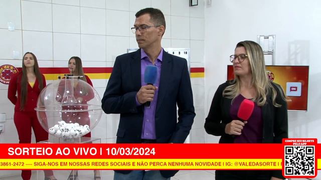 Sorteio Vale da Sorte | 10/03/2024 смотреть онлайн
