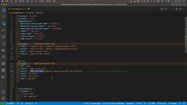 How to Fix NodeJS 18 "ERR_OSSL_EVP_UNSUPPORTED" Open SSL Error смотреть онлайн