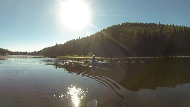 Trillium Lake 9 19 15 Family Kayak Trip - Tarpon 100 Kayaks смотреть онлайн