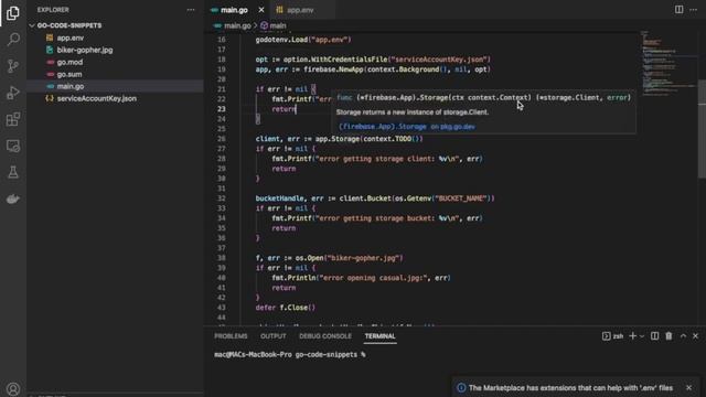 Go + Firebase File Upload смотреть онлайн