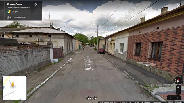 Город Львов. Прогулка по городу. Гугл карты смотреть онлайн