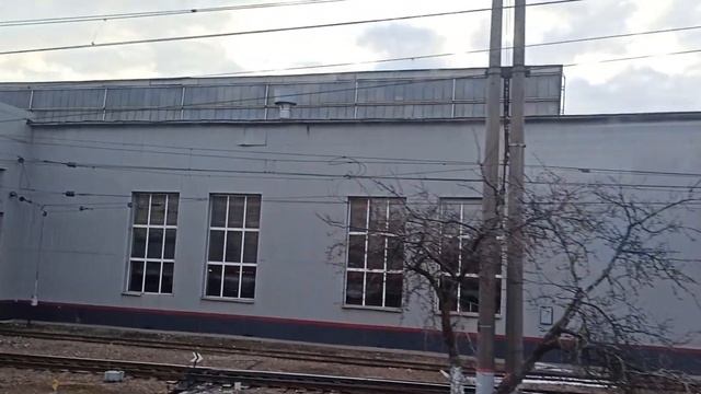 Отправление с Московского вокзала на электропоезде 