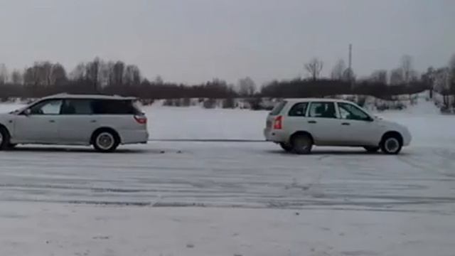 Субару против Лада Калина!!! смотреть онлайн