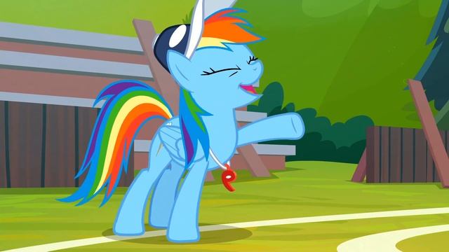 Rainbow Guides The Cheer Squad's Rehearsal (2, 4, 6, Greaaat) | MLP: FiM [HD] смотреть онлайн