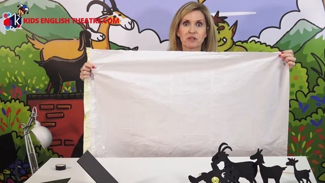 How to Make a Quick and Simple Shadow Puppet Theatre// Kids English Theatre смотреть онлайн
