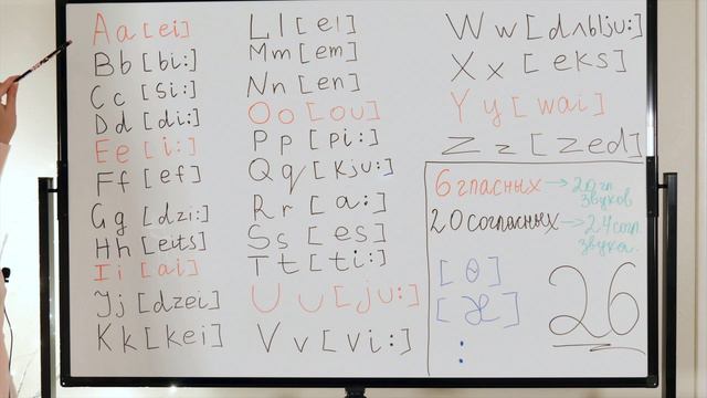 Английский алфавит. Первый урок.📚👍 смотреть онлайн