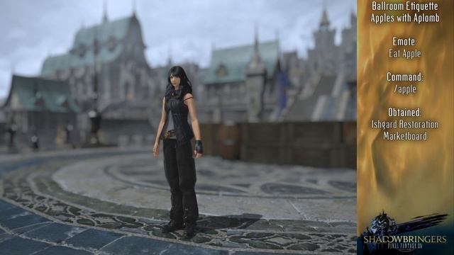 Food Emotes: /riceball & /apple (FFXIV Patch 5.41) смотреть онлайн