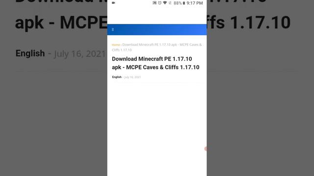 How to download Minecraft PE 1.17.10.... смотреть онлайн