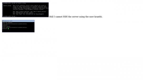 Putty: Access denied (2 Solutions!!)