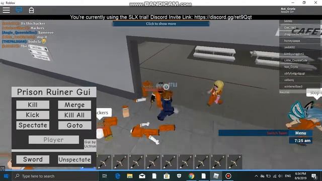 Roblox Prison Life script - KILL ALL, KICK, SWORD, TELEPORT AND ETC! смотреть онлайн