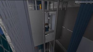 Roblox сново Застрял В лифте Kone 400/kg 5.чел  Лифт глючит