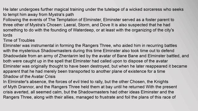 Elminster смотреть онлайн