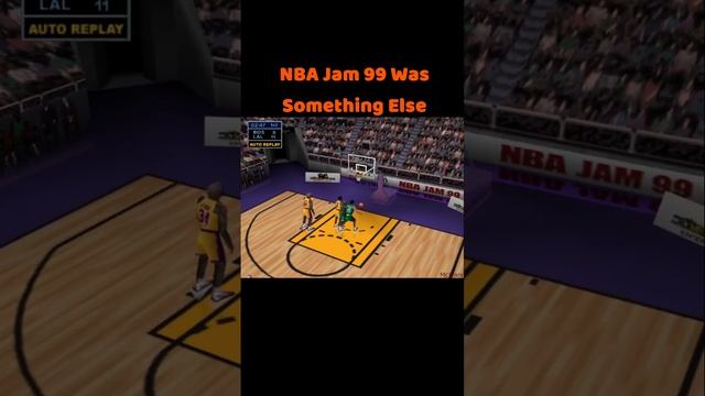 NBA Jam 99 Was a wild game - Kobe doing front flips, Jones tackling смотреть онлайн