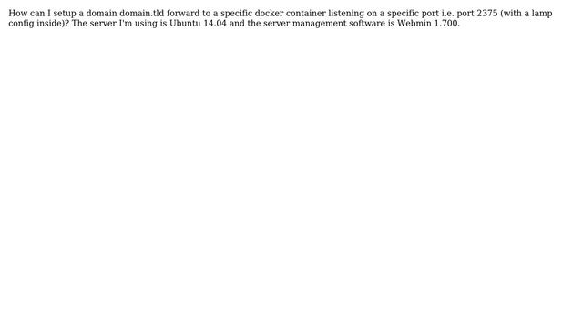 Setup docker.io container in Webmin DNS (2 Solutions!!) смотреть онлайн