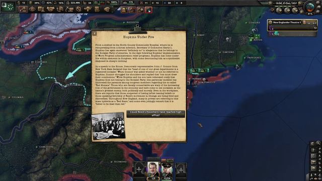 A Syndicalist In Congress? || Ep.3 - Kaiserreich New England HOI4 Lets Play смотреть онлайн