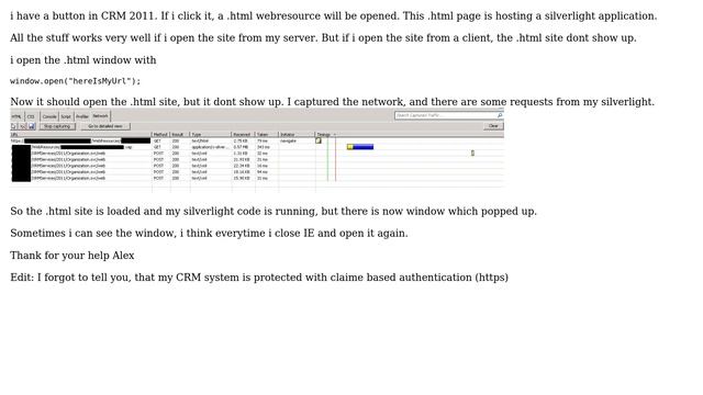 window.open a silverlight from CRM 2011 (2 Solutions!!) смотреть онлайн