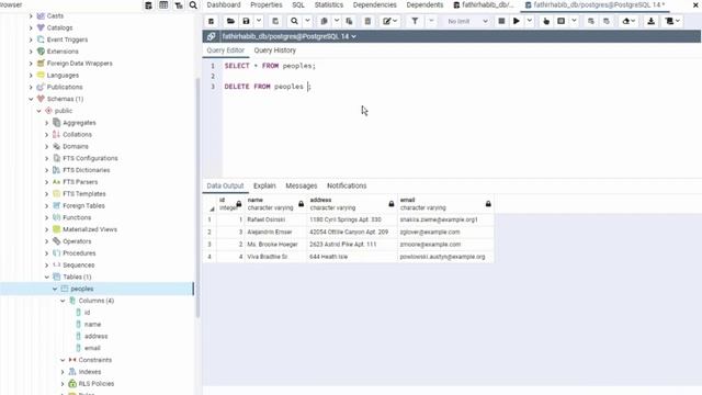 How to Delete Record on Postgresql Database смотреть онлайн