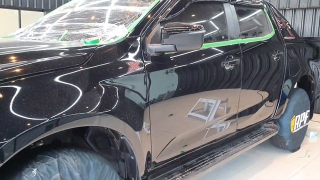 Isuzu Xseries ขัดปรับผิวส้ม เคลือบกราฟีน ไฮกรอส 10H ชมบรรยากาศการทำงานกันค่า