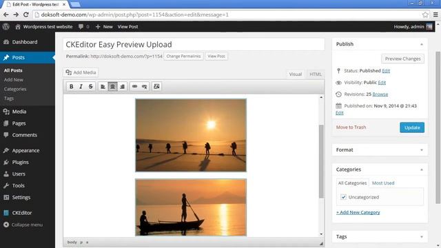 CKEditor Easy Preview Upload demo смотреть онлайн