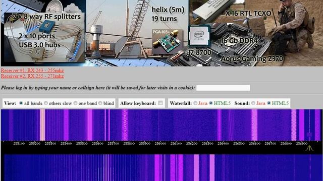 WEB SDR. Прием SATCOM (NATO) on 255265.40 kHz смотреть онлайн