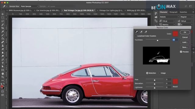 50.Использование корректировок. Часть 2. Desaturate, Match Color, Replace Color, Equalize смотреть онлайн