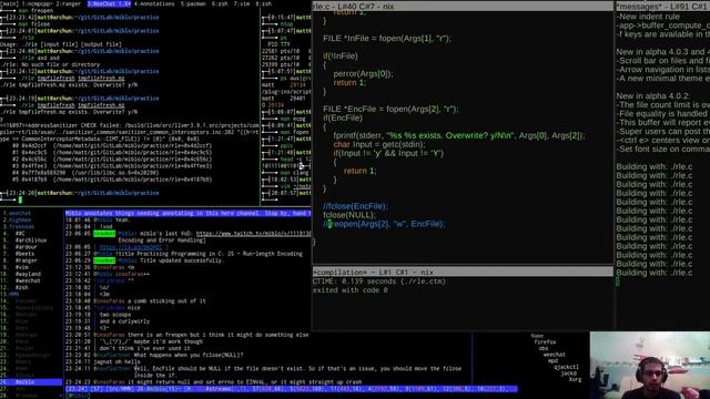 Practising Programming in C: 025a - Run-length Encoding смотреть онлайн