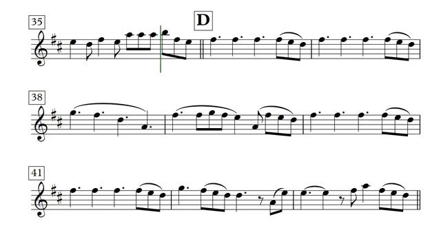 Perfect | Ed Sheeran | - Baritone Sax (Sheet Music)