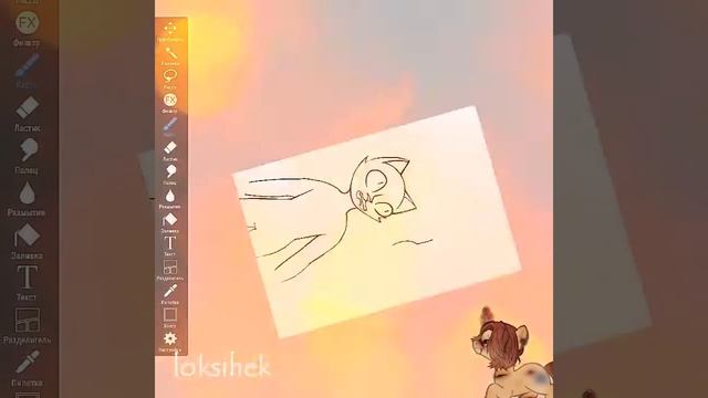 Процесс рисования| speed paint/ Tiking meme/ [Ibis Paint X] Создание анимации. смотреть онлайн