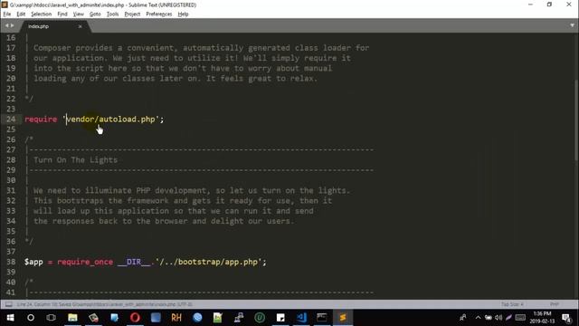 Install Laravel + Admin LTE смотреть онлайн