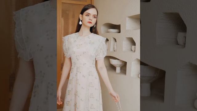 Yigelila модное женское платье с цветочным рисунком элегантное сетчатое длинное без рукавов вышивкой смотреть онлайн