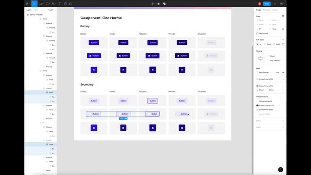 Buttons in Figma Design System Beginner Guide смотреть онлайн