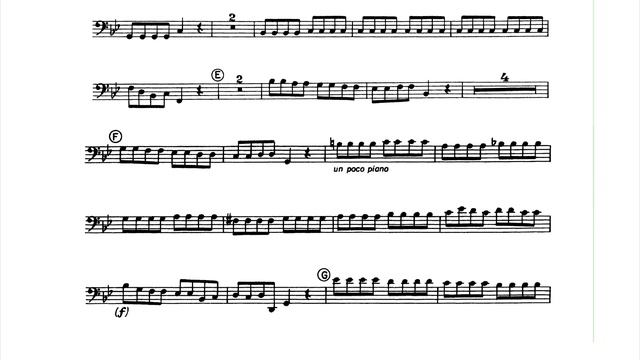 [Cello] G.F. Handel - Arrival of the Queen of Sheba from Solomon Act III HWV 67 [♩ = 55] смотреть онлайн
