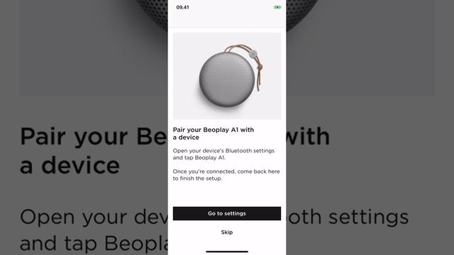 Bang & Olufsen app support - Bluetooth setup смотреть онлайн
