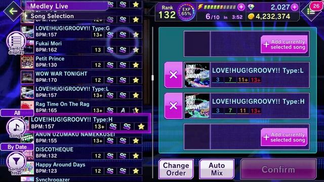 D4DJ Groovy Mix - LOVE!HUG!GROOVY!! (Expert/KO3 Remix and Original / SS-Rank) смотреть онлайн