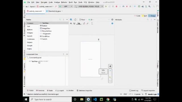 how to create scroll view in android studio Tutorial android development смотреть онлайн