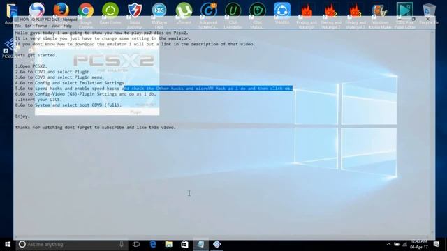 How to play PS2 Dics games on PC using PCSX2 for free 2018! смотреть онлайн
