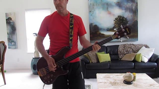 Message in a bottle live bass cover The Police смотреть онлайн