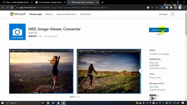 How to open the free HEVC & HEIC | open iPhone images & videos on Windows смотреть онлайн